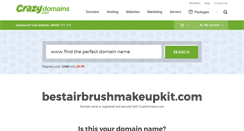 Desktop Screenshot of bestairbrushmakeupkit.com