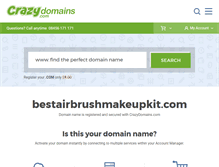 Tablet Screenshot of bestairbrushmakeupkit.com